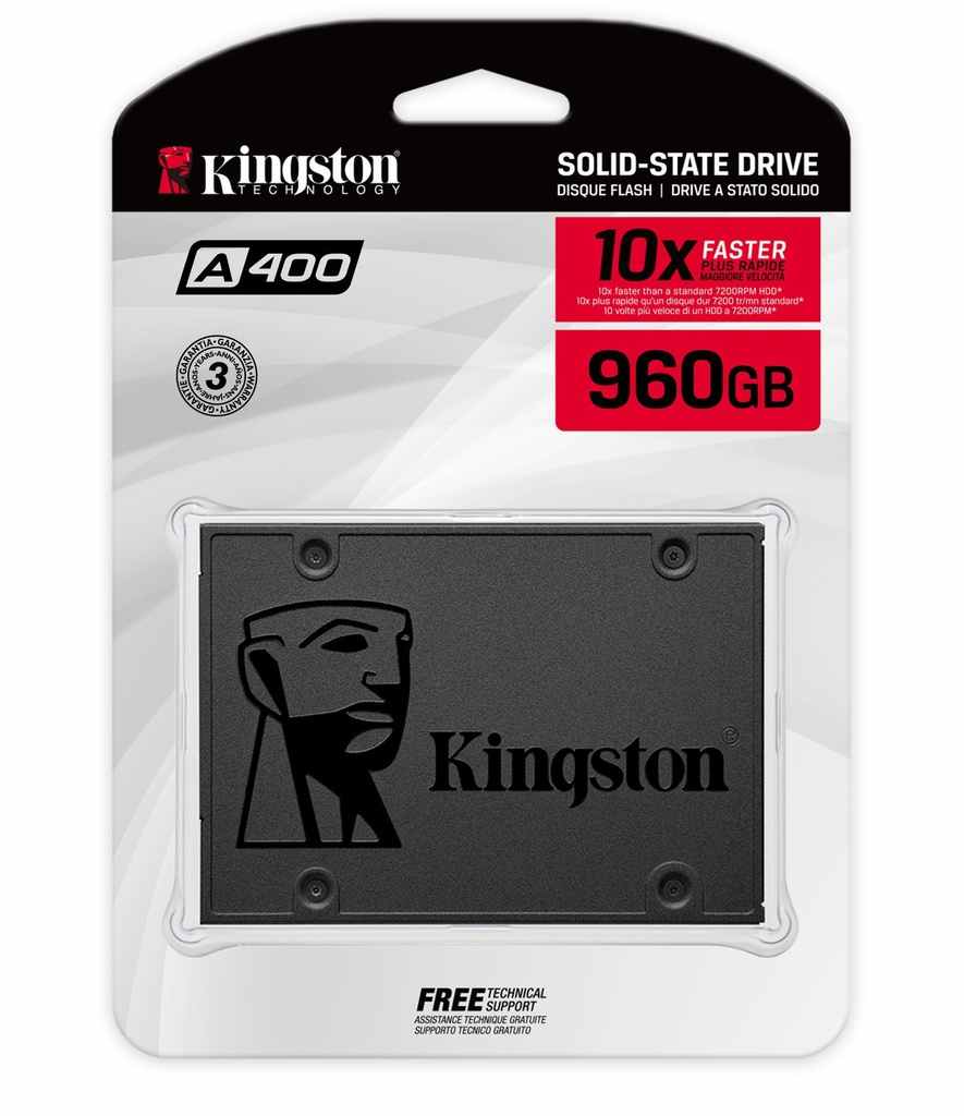 Kingston A400 ssd interno, 960gb 2.5&quot;