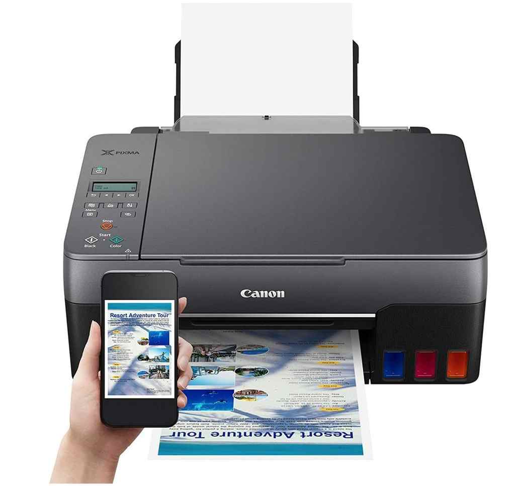 Canon G3160 Impresora multifuncional, tanque de tinta, imprime copia escanea wifi