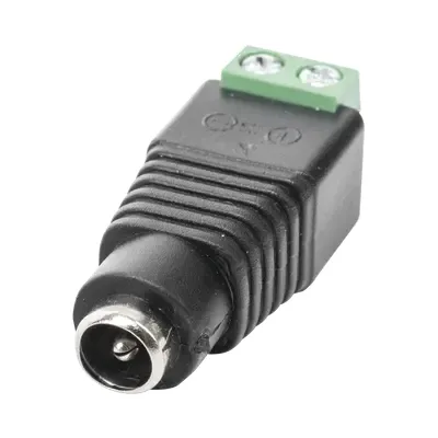 Adaptador corriente hembra camara de seguridad
