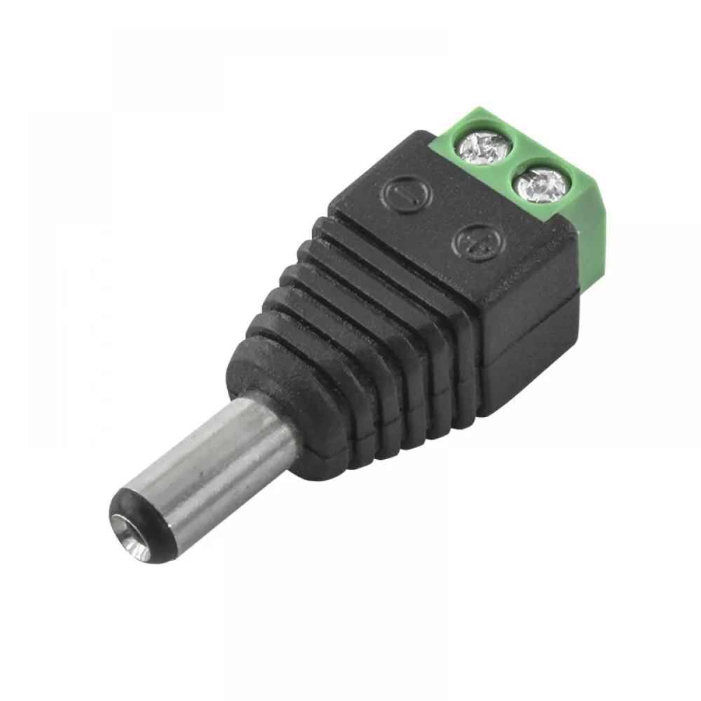 Adaptador corriente macho camara de seguridad