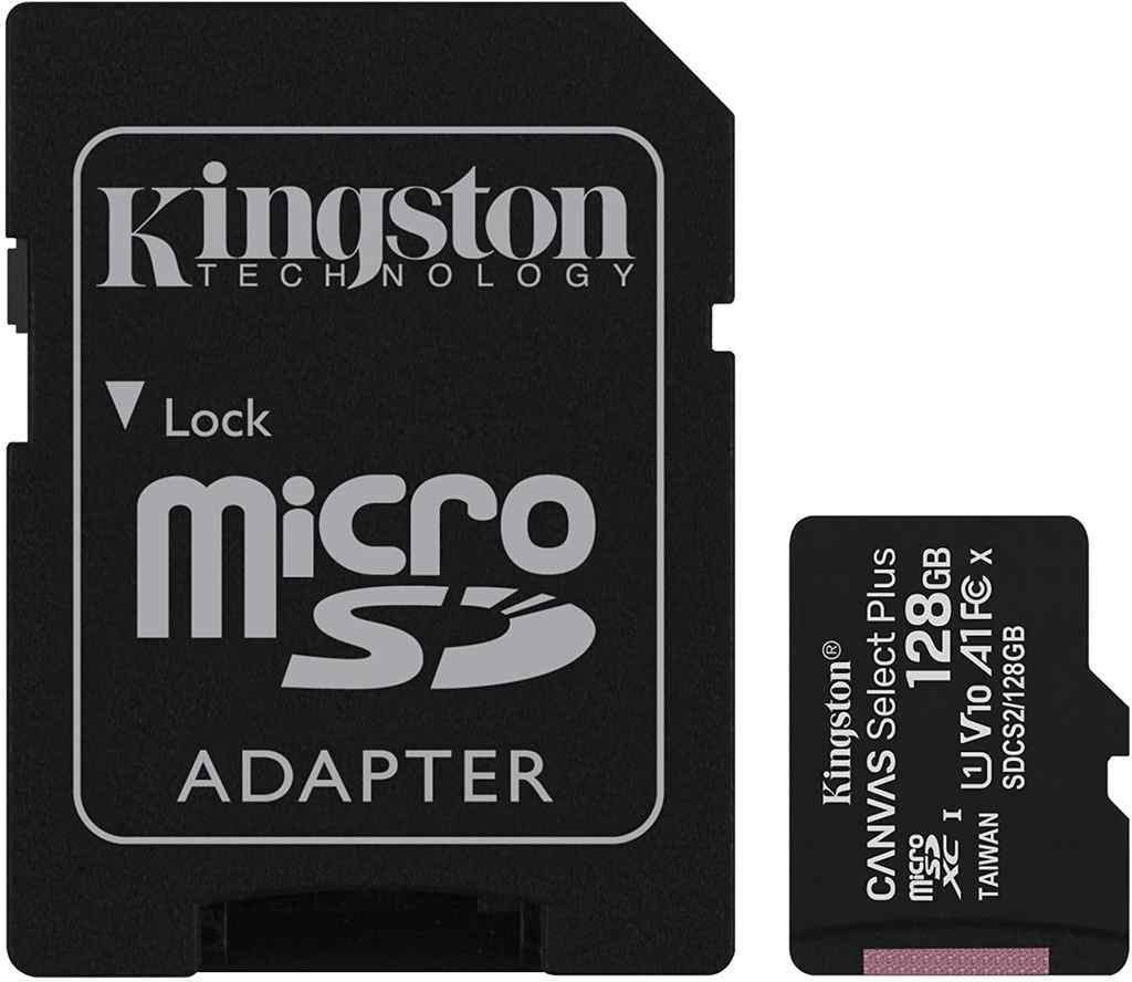 Kingston canvas select memoria micro sd 128gb