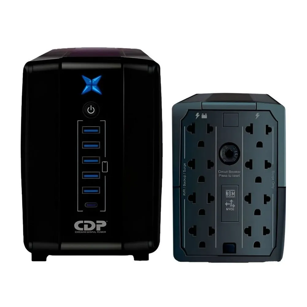Cdp ups 500w 1000va 8 salidas