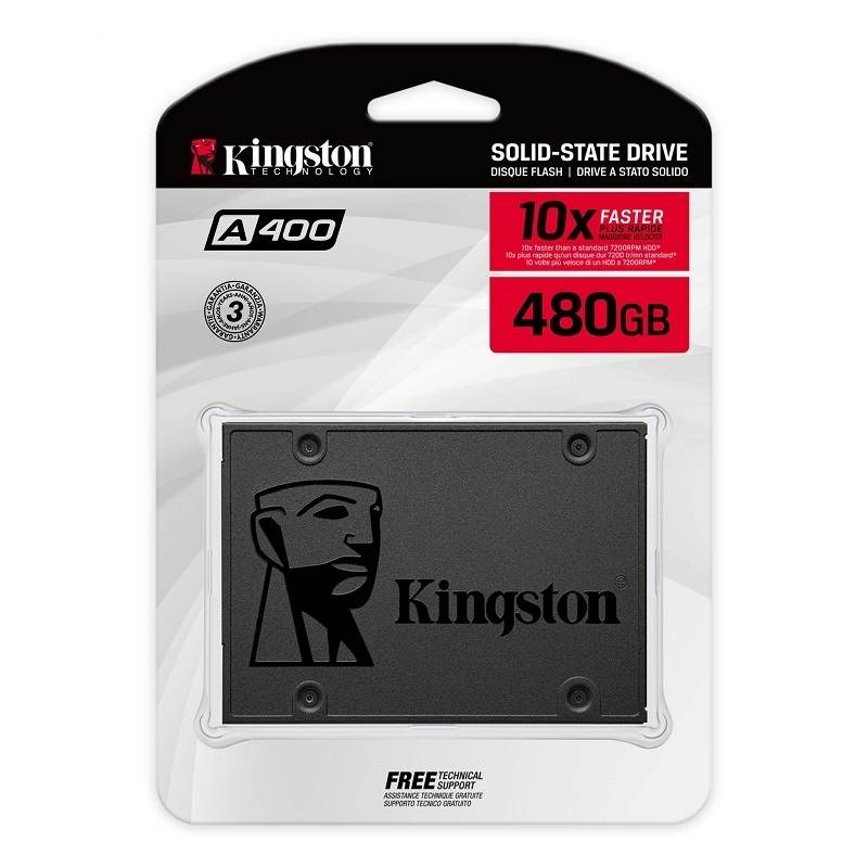 Kingston A400 ssd interno, 480gb 2.5&quot;