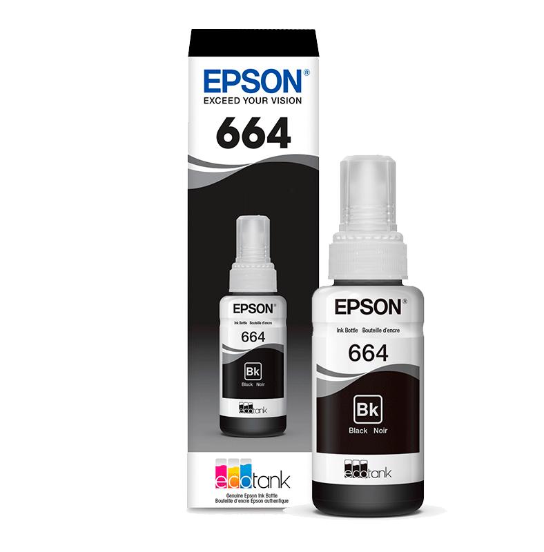 Epson t664120 tinta negro 70ml