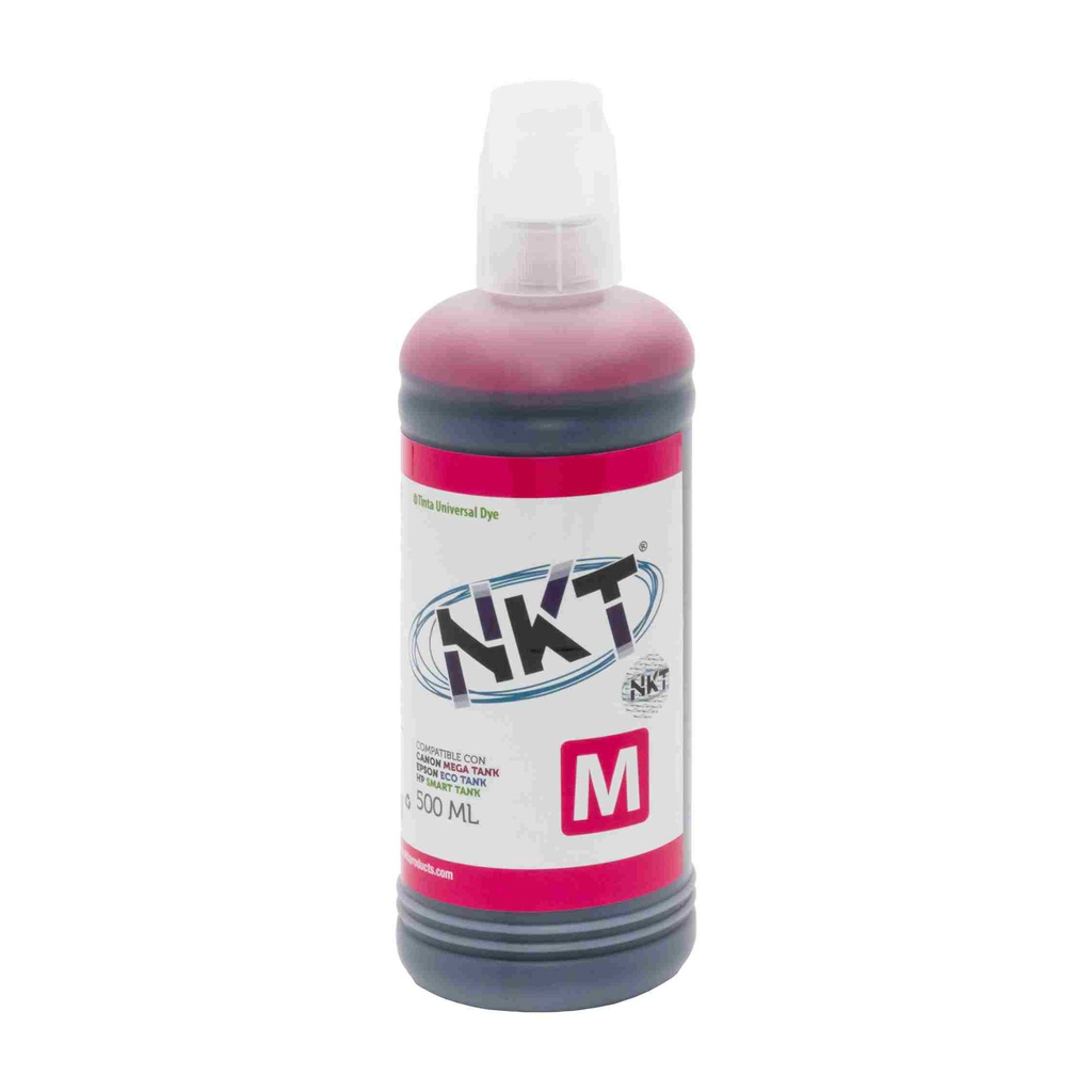 Nkt tinta magenta para epson y canon boquilla universal 500ml