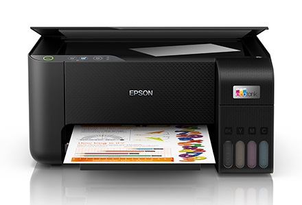 Epson L3210 Impresora multifuncional, tanque de tinta, imprime, copia y escanea