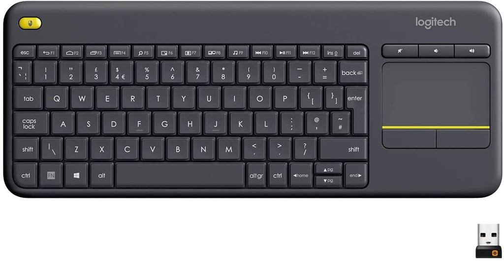 Logitech k400 plus teclado y mouse inalambrico