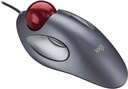 Logitech TrackMan Marble mouse usb cableado