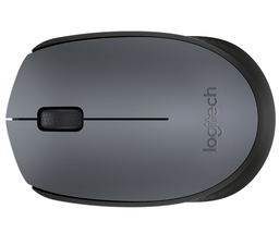 Logitech M170 mouse inalámbrico, color negro.