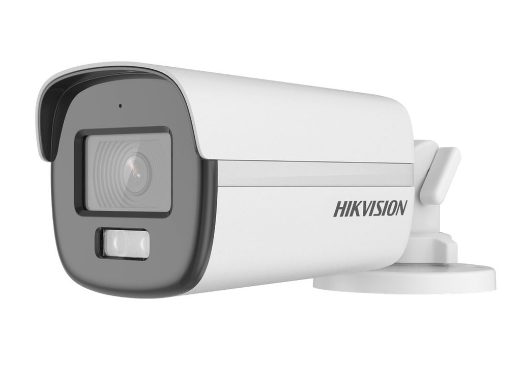 Hikvision ColorVu camara analoga bala 2mp 40m, plastico metal microfono