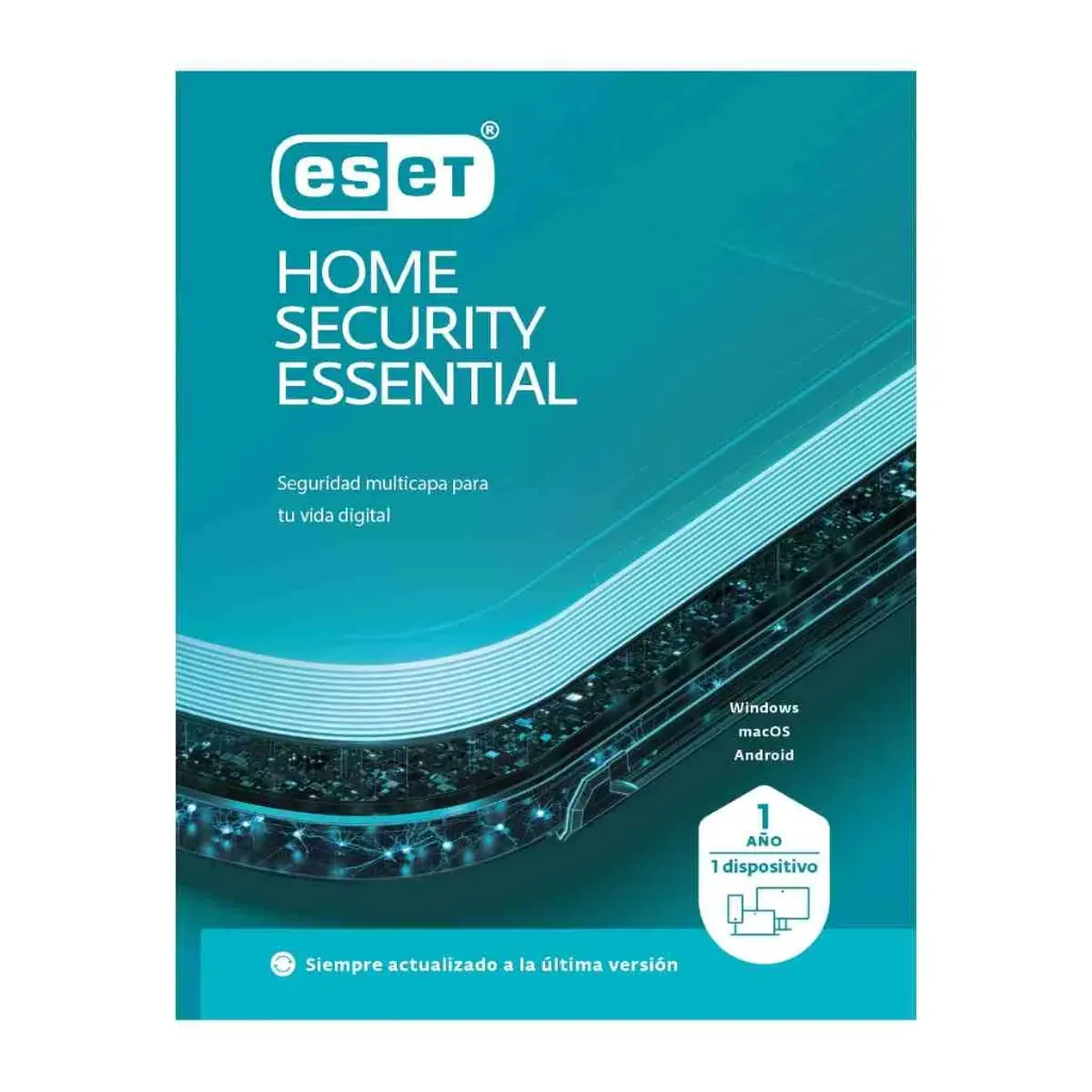 Eset nod32 antivirus, Home Security Essential, 1pc 1año, version tarjeta