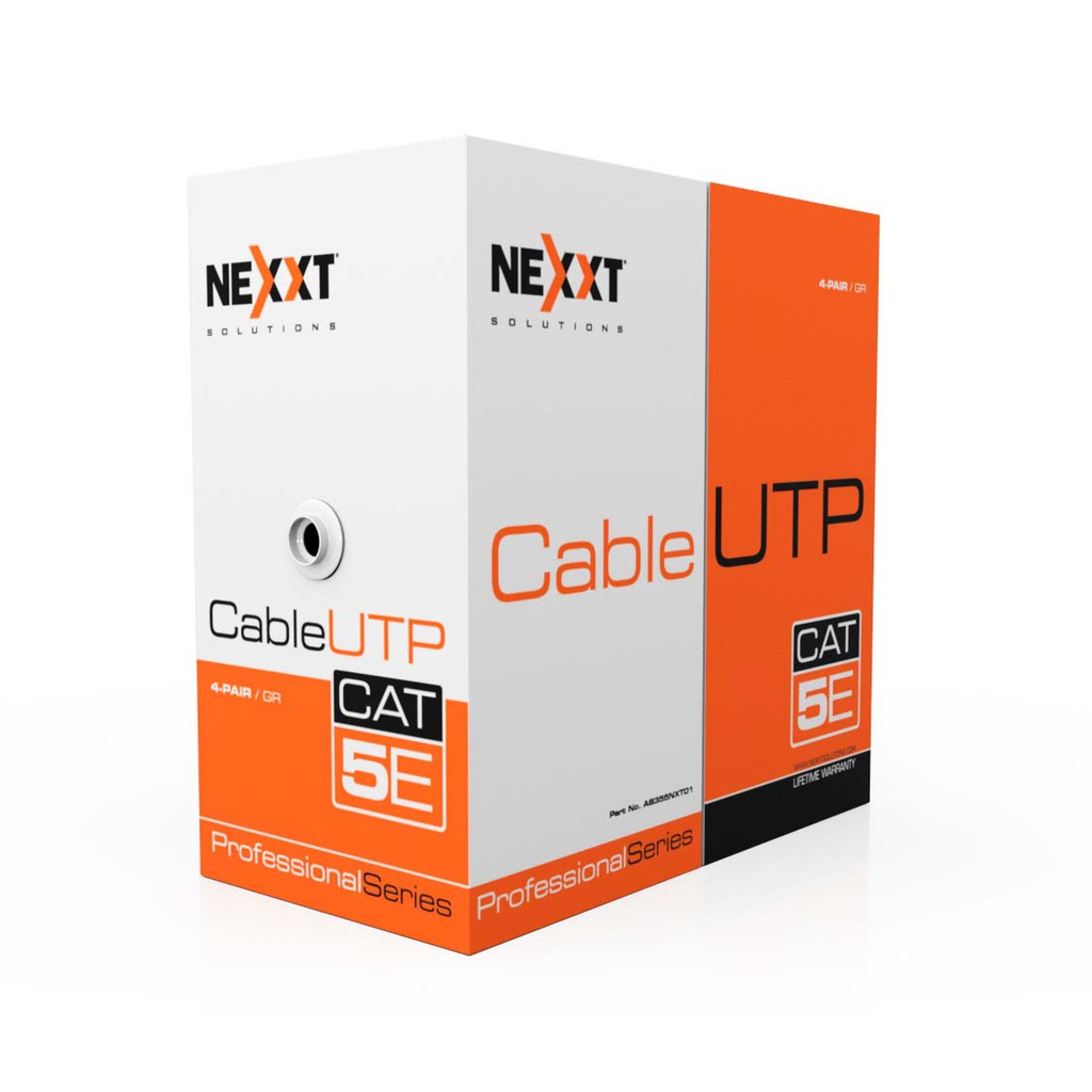 Nexxt cable utp estructurado categoría 5e interior, caja 100 metros