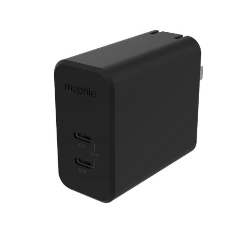 Mophie Cargador Dual USB-C GaN 67W