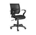 Xtech silla secretarial Stuttgart, respaldo contorneado con tejido de malla