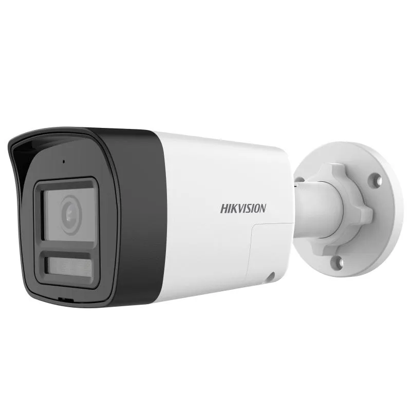 Hikvision cámara bala 3k, dual light, 20m, audio bidireccional, IP67, sirena, luz estroboscópica