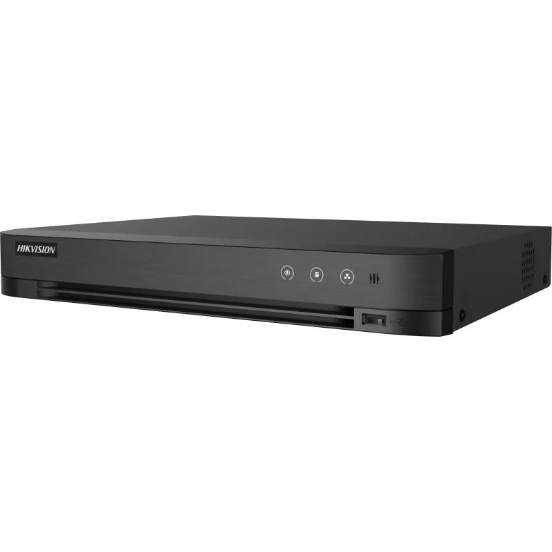 [iDS-7204HQHI-M1/XT] Hikvision dvr acusense 4mp,  H.265, 4ch hdmi, vga, lan, audio bidireccional