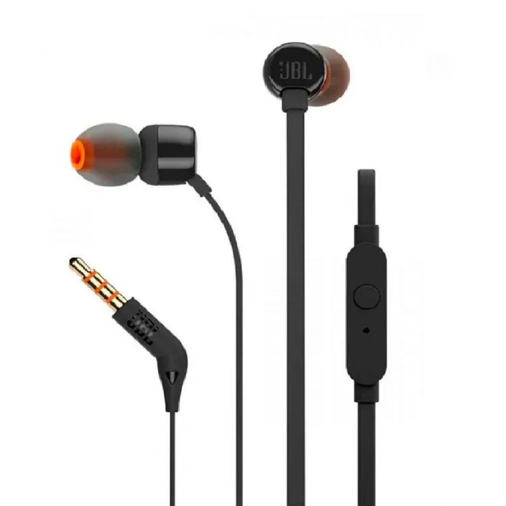 JBL Audifono con conector de 3.5 mm, antinudos, color negro