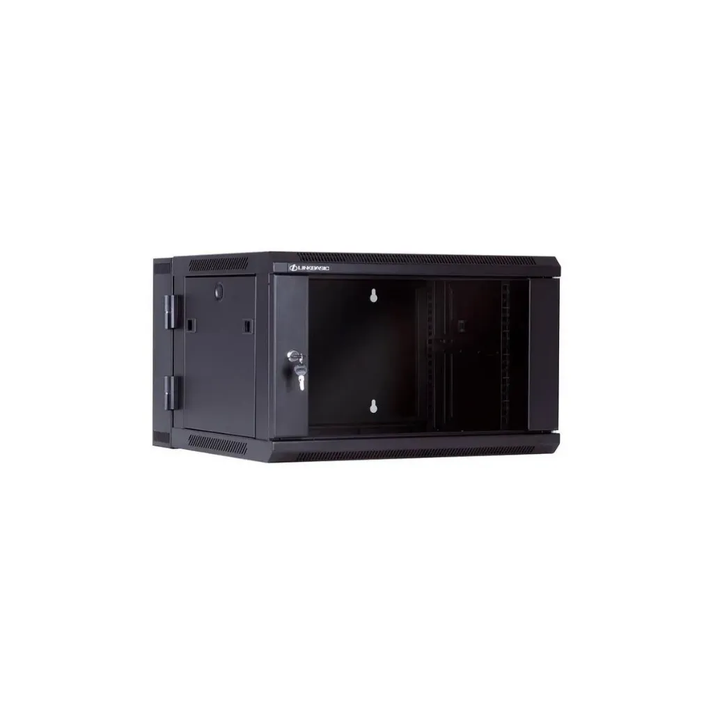 [WCC06-655-BAA-C] Linkbasic Gabinete 06 RMS 550mm profundidad, abatible, color negro