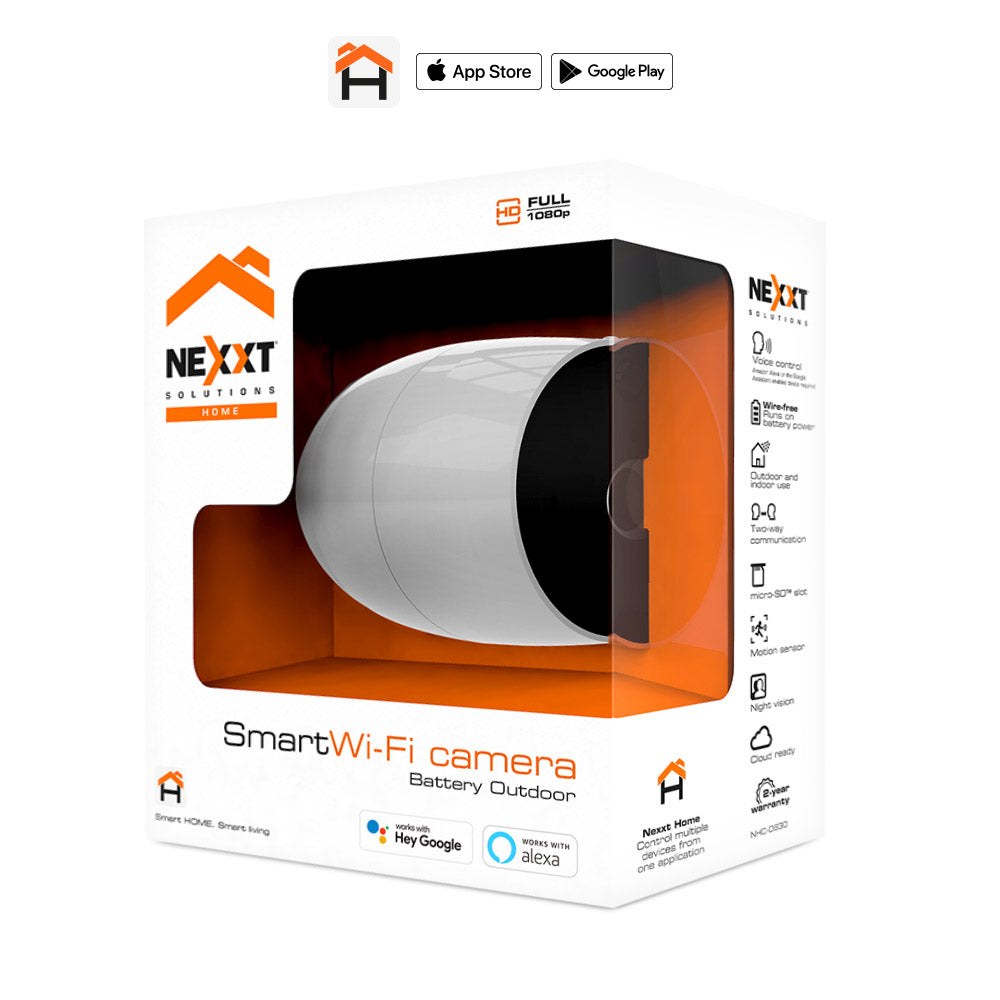 [NHC-O630] Nexxt cámara inteligente Wi-Fi exterior interior 1080p