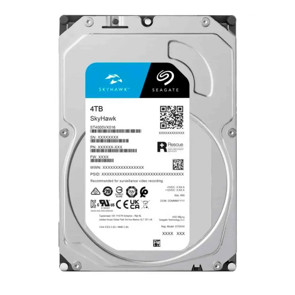 [ST4000VX016] Seagate skyhawk disco interno 4tb 3.5, para videovigilancia