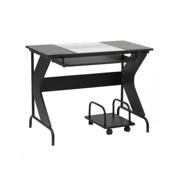 [AM121GEN28] Xtech lombardi escritorio negro tope de vidrio