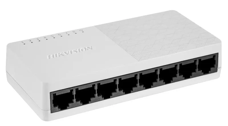 [DS-3E0108D-O] Hikvision Switch de Red con 8 Puertos Ethernet de 10/100 Mbps
