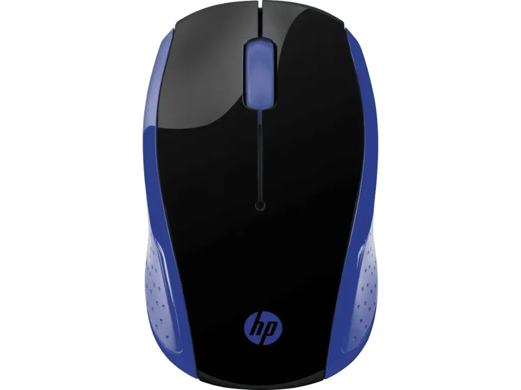 HP 200, Mouse inalámbrico USB, Óptico 1000 dpi, Azul