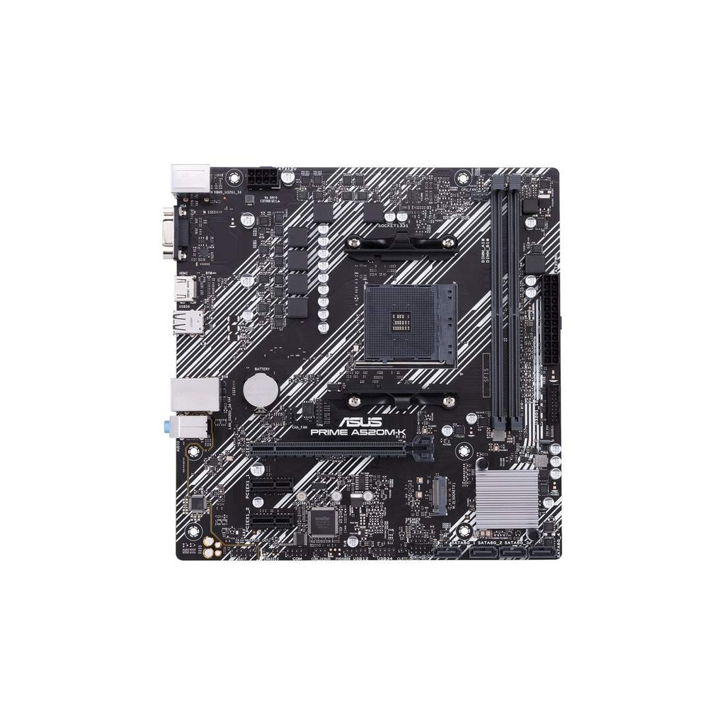 [CAP-A520M-k-R38GB500GB] Computadora ASUS PRIME A520M-K, Ryzen 3, 8gb ram, 500gb ssd
