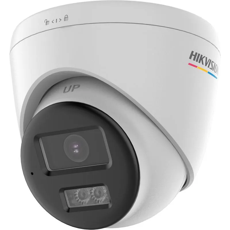 [DS-2CE72KF0T-LXTS] Hikvision cámara, dual light, 3K, domo, 40m, audio bidireccional , micrófono, IP67, Luz estroboscópica