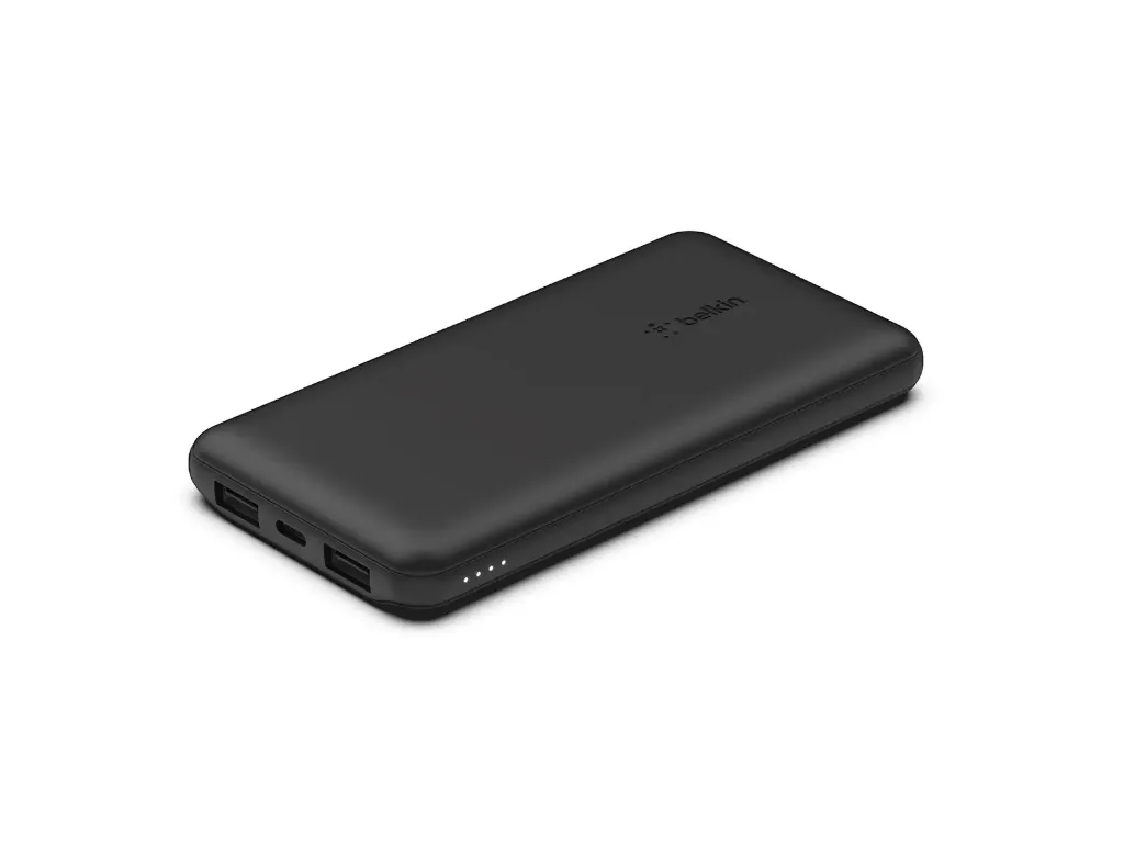 Belkin, Power Bank 10,000mAh, 15W (Negro), USB-C, 2xUSB