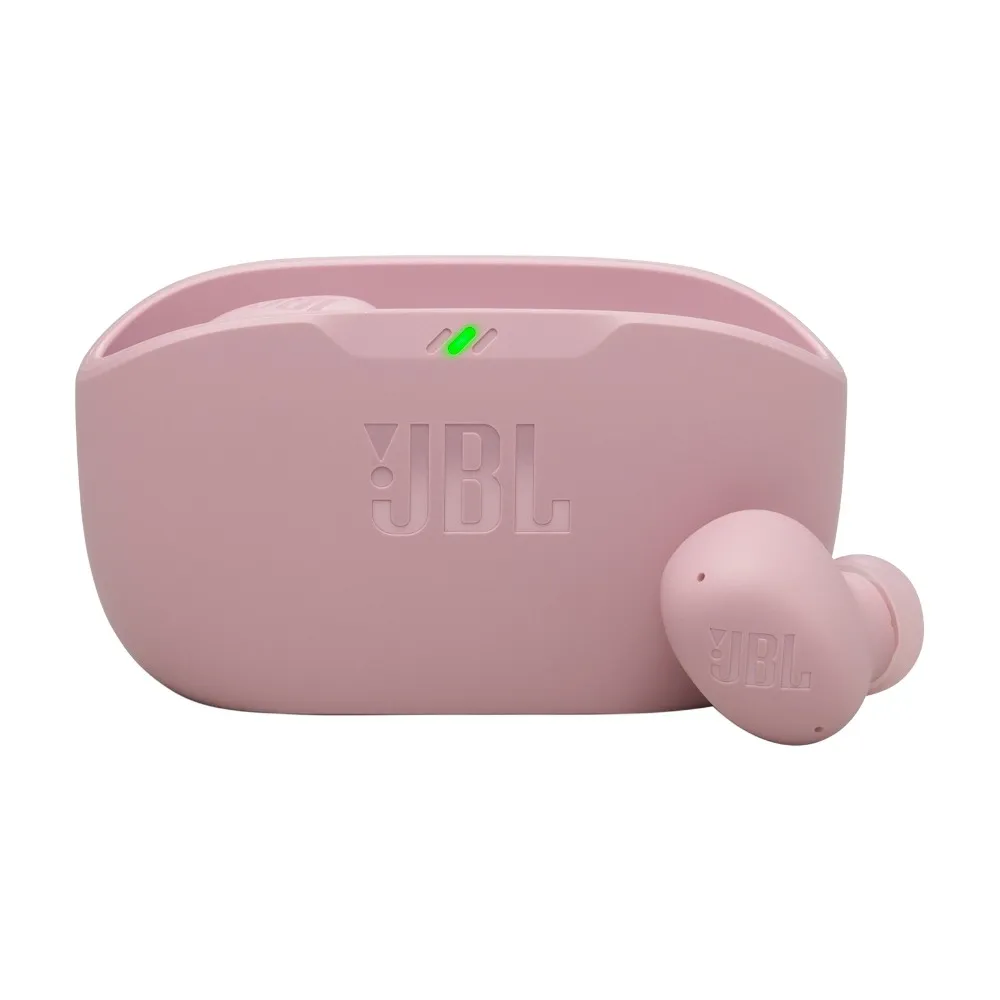 JBL Vibe Buds 2 Audifono Bluetooth, NC, batería de 10h más 30h adicionales, color rosa