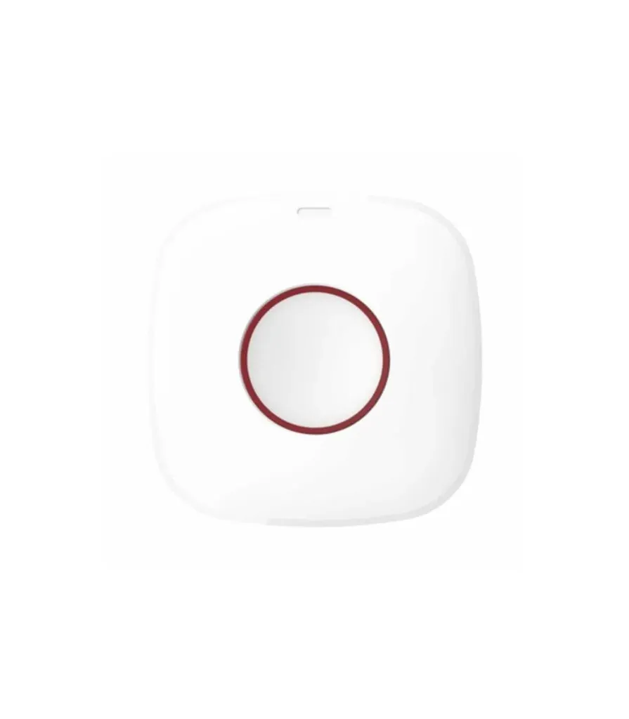 Hikvision boton de panico para alarma AX PRO, indicador led, salto de frecuencia contra interferencias