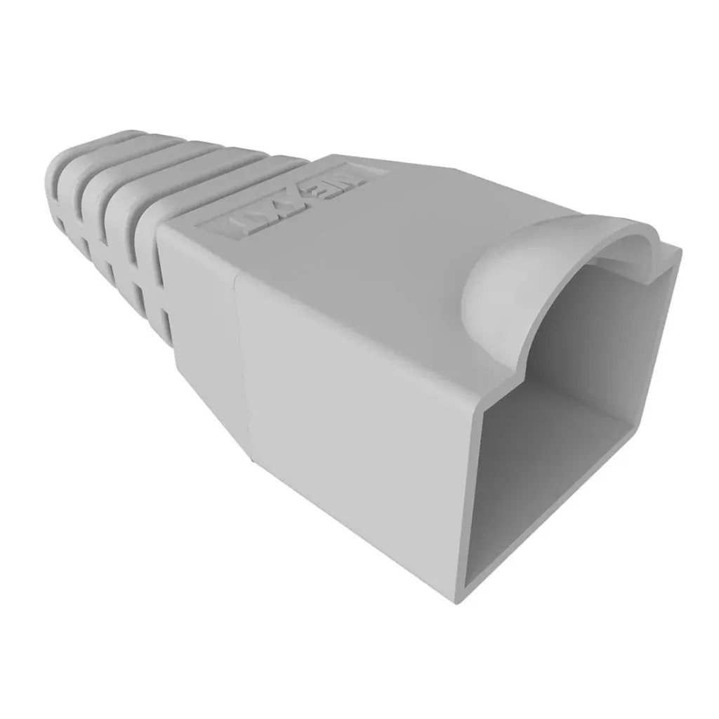 Nexxt solutions bota de PVC para conector RJ45, color gris