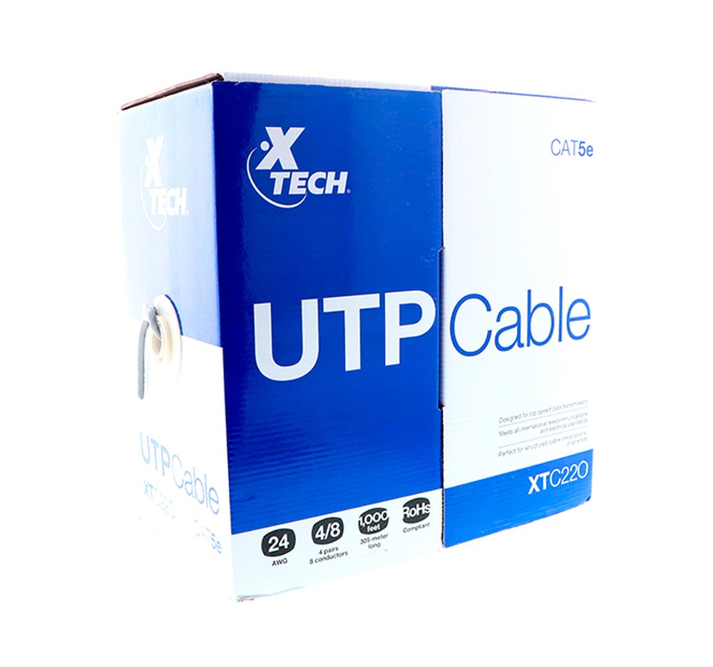 [XTC-220] xtech cable utp categoría 5e interior