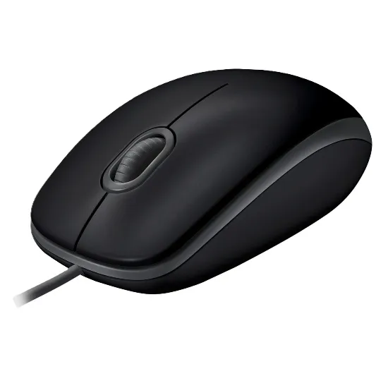[910-006756] Logitech m110 Silent, mouse con cable, color negro