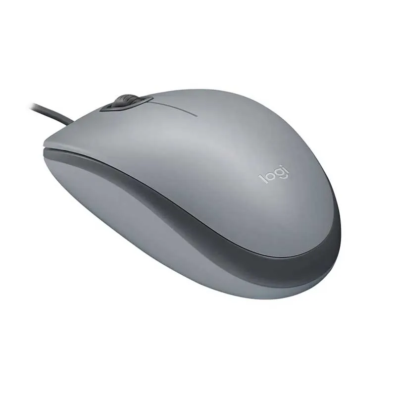 [910-006757] Logitech m110 Silent, mouse con cable, color gris