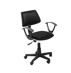 [AM160GEN48] Xtech Roma Silla secretarial con reposabrazos negro