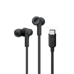 [G3H0002btBLK] Belkin Auriculares USB-C con micrófono, color negro