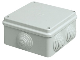 [ZK-WD-010] ZKteco caja para conexiones 10x10x7 cm, PVC, IP55, IK08, color blanco
