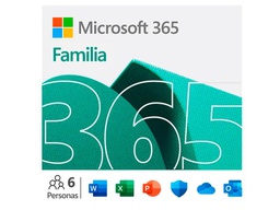 [6GQ-00088] Microsoft Office Familia, licencia 1 año, 6 personas