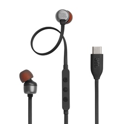 [JBLT310CBLKAM] JBL T310C audífono con conector USB-C, color negro