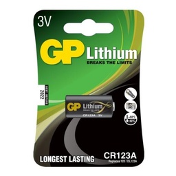 Batería GP Litio pro CR123A 3v